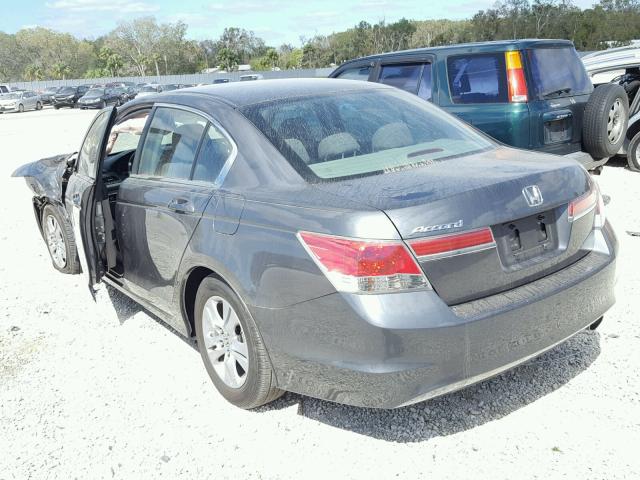 1HGCP2F47BA003734 - 2011 HONDA ACCORD LXP GRAY photo 3