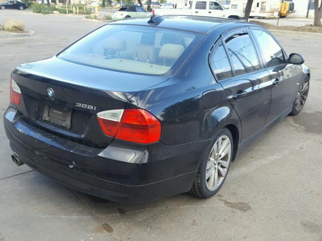 WBAVC53558FZ84768 - 2008 BMW 328 I SULE BLACK photo 4