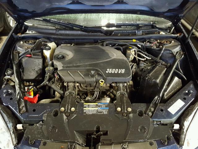 2G1WT58K279188646 - 2007 CHEVROLET IMPALA LT BLUE photo 7