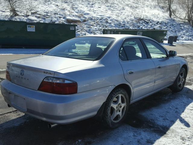 19UUA56663A002942 - 2003 ACURA 3.2TL SILVER photo 4