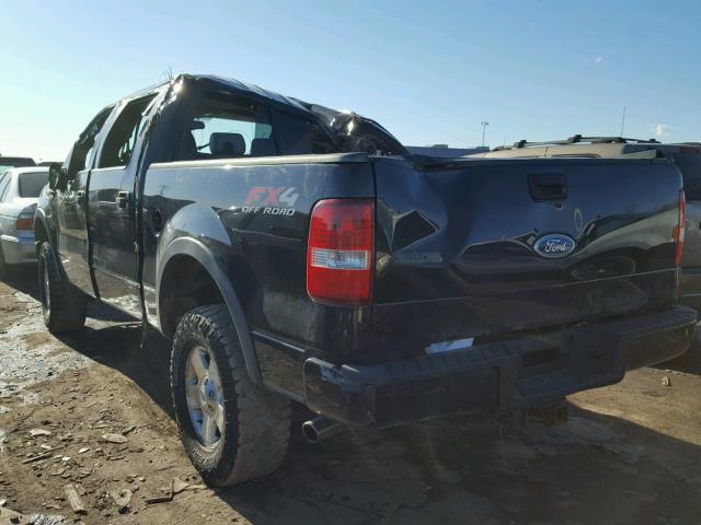 1FTPW14534KD28242 - 2004 FORD F150 SUPER BLACK photo 3