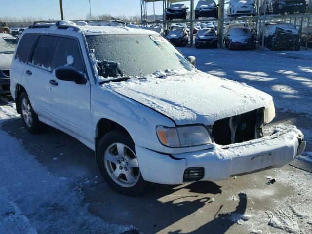 JF1SF65632G755179 - 2002 SUBARU FORESTER S WHITE photo 1