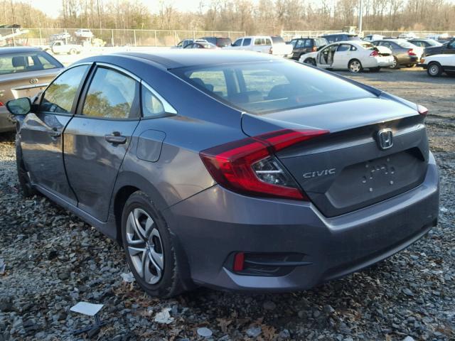 19XFC2F59HE014336 - 2017 HONDA CIVIC LX GRAY photo 3