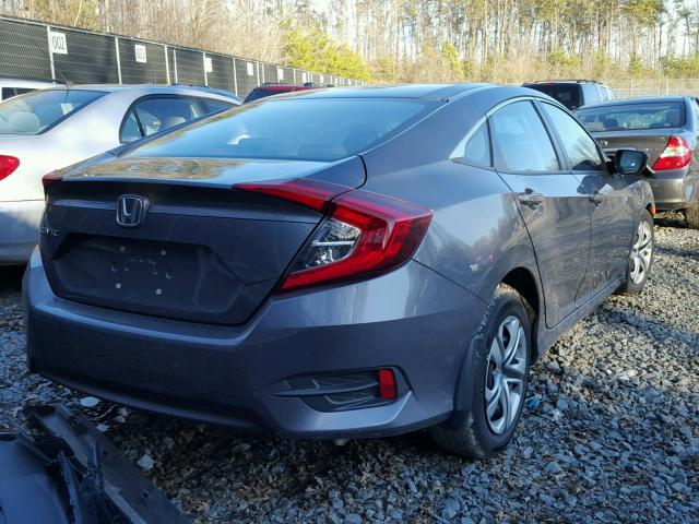 19XFC2F59HE014336 - 2017 HONDA CIVIC LX GRAY photo 4