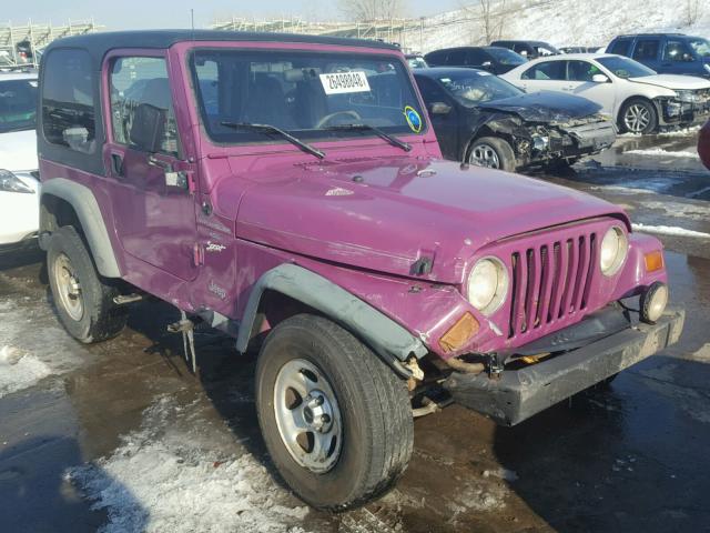 1J4FY19S9VP470128 - 1997 JEEP WRANGLER / PURPLE photo 1