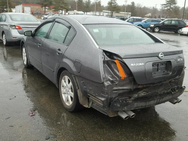 1N4BA41EX6C863666 - 2006 NISSAN MAXIMA SE GRAY photo 3