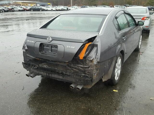 1N4BA41EX6C863666 - 2006 NISSAN MAXIMA SE GRAY photo 4