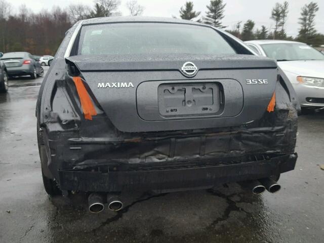 1N4BA41EX6C863666 - 2006 NISSAN MAXIMA SE GRAY photo 9