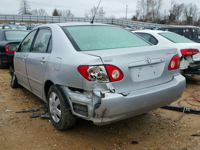 1NXBR32E48Z979028 - 2008 TOYOTA COROLLA CE SILVER photo 3