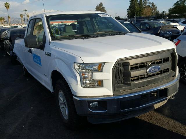 1FTEX1EP1GKE16893 - 2016 FORD F150 SUPER WHITE photo 1