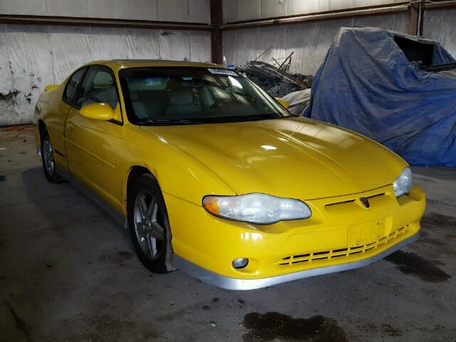 2G1WZ121749297025 - 2004 CHEVROLET MONTE CARL YELLOW photo 1