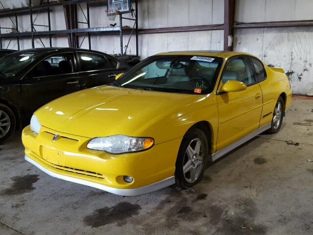 2G1WZ121749297025 - 2004 CHEVROLET MONTE CARL YELLOW photo 2