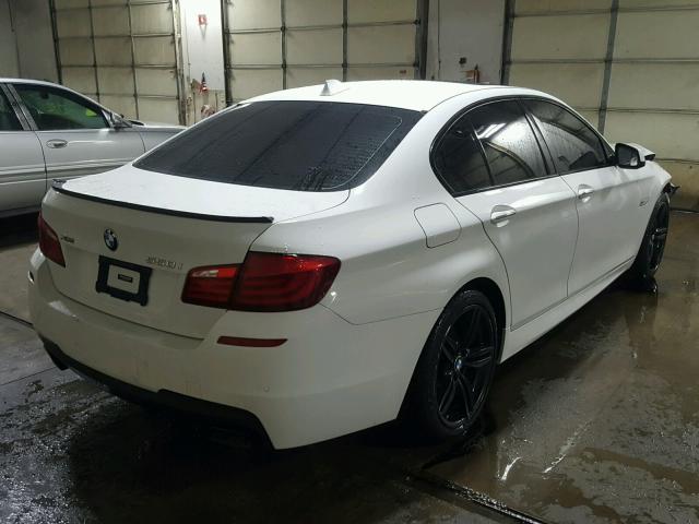 WBAFU9C54DDY72817 - 2013 BMW 550 XI WHITE photo 4