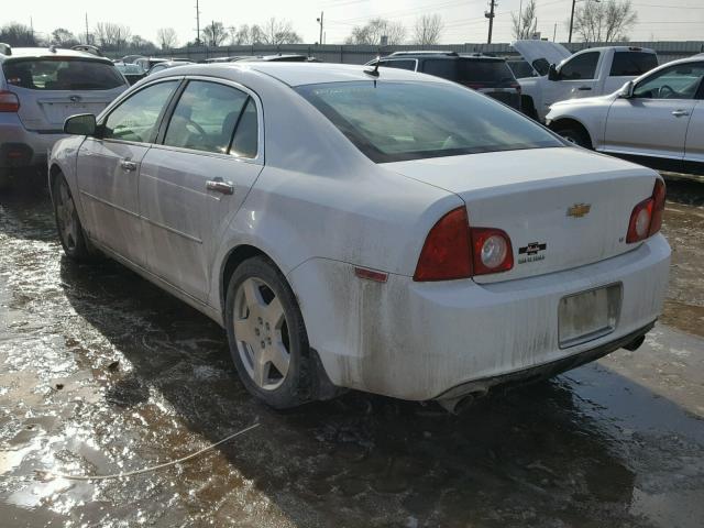 1G1ZJ57789F252151 - 2009 CHEVROLET MALIBU 2LT WHITE photo 3