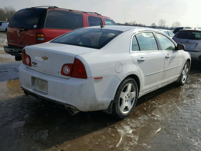 1G1ZJ57789F252151 - 2009 CHEVROLET MALIBU 2LT WHITE photo 4