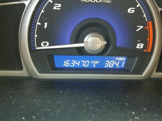 1HGFA168X7L140920 - 2007 HONDA CIVIC EX მუქწითელი ფოტო 8