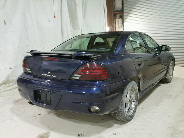 1G2NF52F44M563333 - 2004 PONTIAC GRAND AM S BLUE photo 4