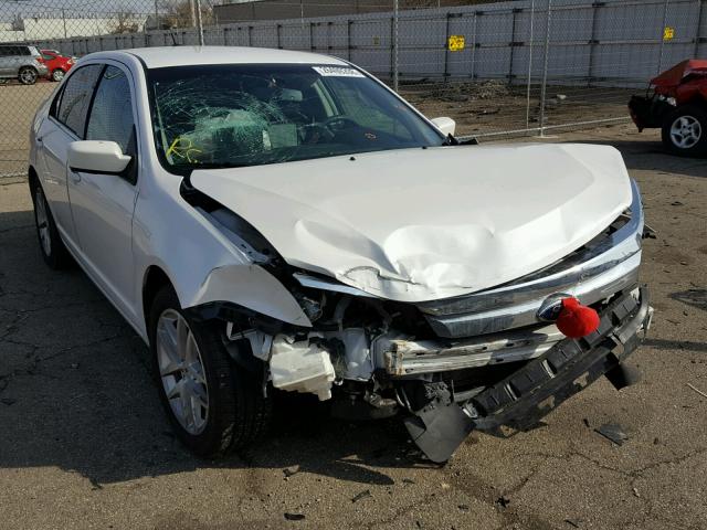 3FAHP0JAXCR439156 - 2012 FORD FUSION SEL WHITE photo 1