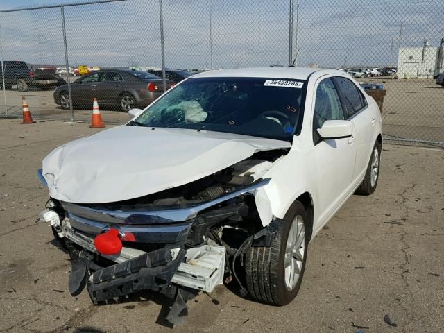 3FAHP0JAXCR439156 - 2012 FORD FUSION SEL WHITE photo 2