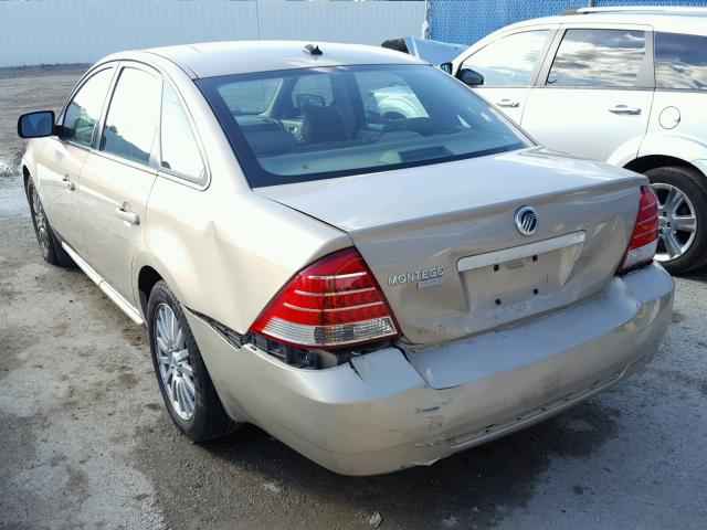 1MEHM42147G606230 - 2007 MERCURY MONTEGO PR 金色 照片 3
