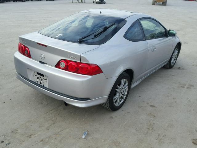 JH4DC53856S016567 - 2006 ACURA RSX SILVER photo 4