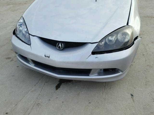 JH4DC53856S016567 - 2006 ACURA RSX SILVER photo 9