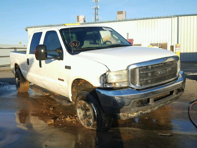 1FTNW21P14EA12971 - 2004 FORD F250 SUPER WHITE photo 1