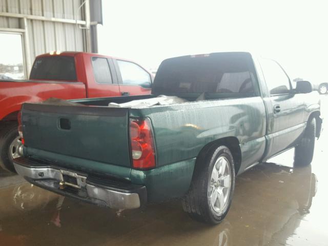 1GCEC14X64Z222800 - 2004 CHEVROLET SILVERADO GREEN photo 4