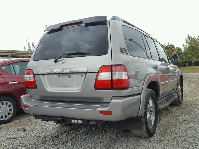 JTEHT05J572115392 - 2007 TOYOTA LAND CRUIS GRAY photo 4