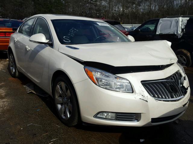 2G4GR5EK6C9151622 - 2012 BUICK REGAL WHITE photo 1