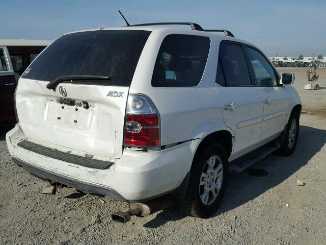 2HNYD188X4H553919 - 2004 ACURA MDX TOURIN WHITE photo 4