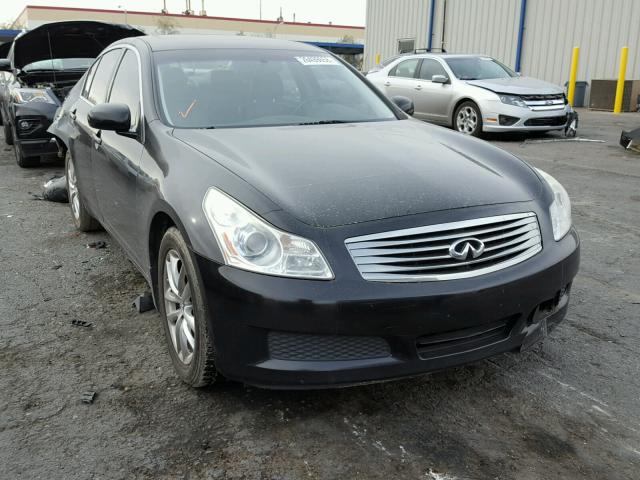 JNKBV61FX7M814450 - 2007 INFINITI G35 BLACK photo 1