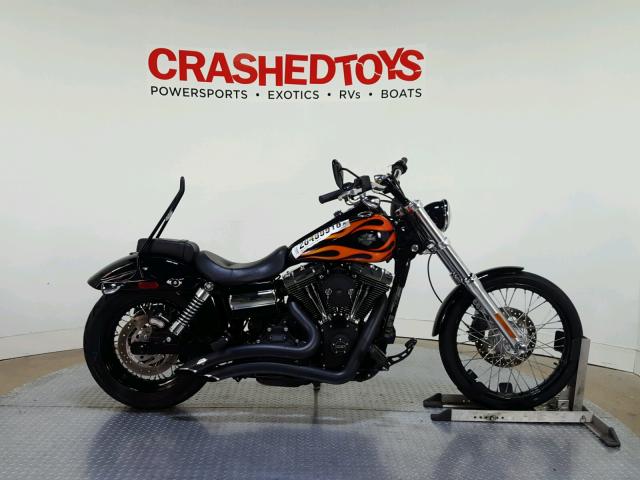 1HD1GPM13DC300923 - 2013 HARLEY-DAVIDSON FXDWG DYNA BLACK photo 1