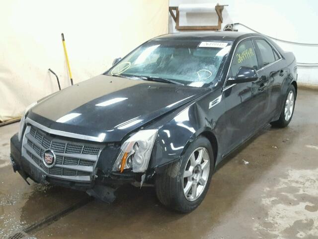 1G6DM577880101579 - 2008 CADILLAC CTS BLACK photo 2