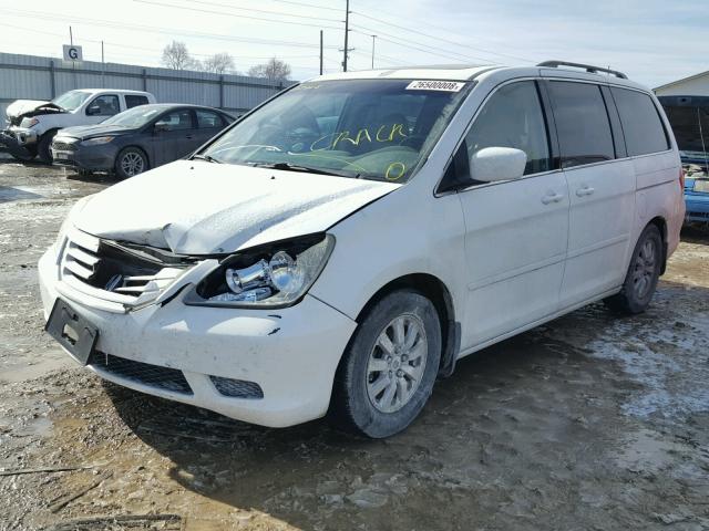 5FNRL38668B111805 - 2008 HONDA ODYSSEY EX WHITE photo 2