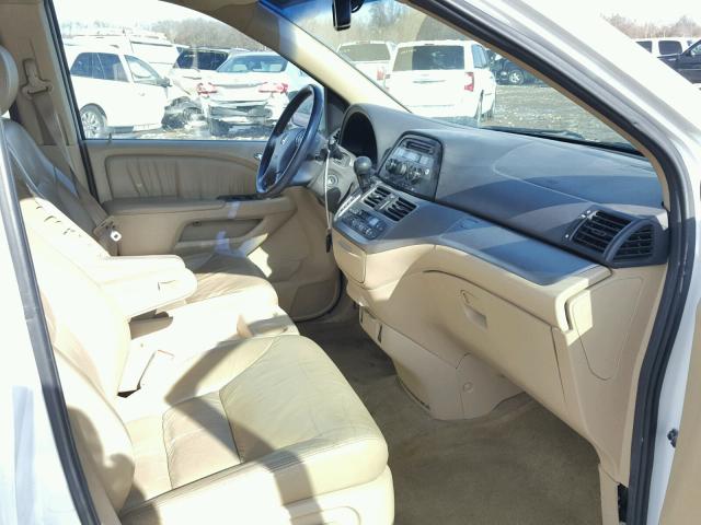 5FNRL38668B111805 - 2008 HONDA ODYSSEY EX WHITE photo 5