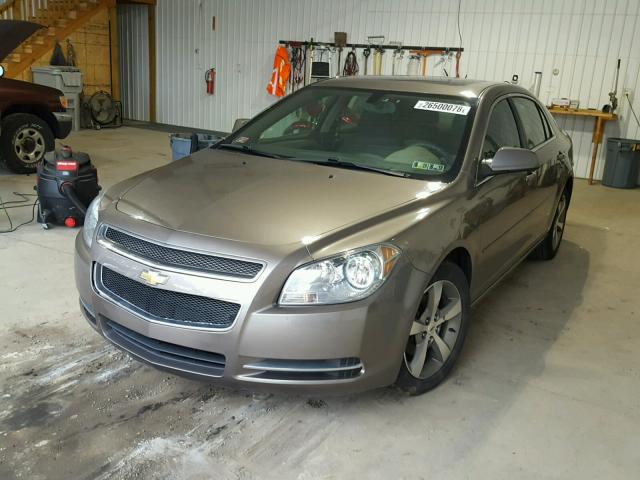 1G1ZC5E18BF236322 - 2011 CHEVROLET MALIBU 1LT BEIGE photo 2