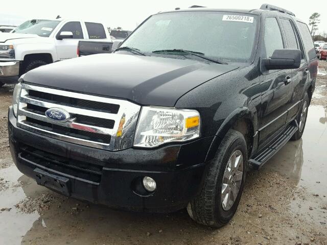 1FMFU15539LA09629 - 2009 FORD EXPEDITION BLACK photo 2