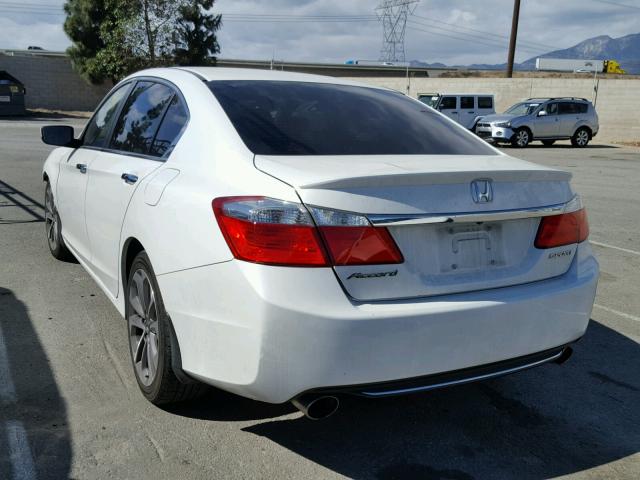 1HGCR2F58DA141661 - 2013 HONDA ACCORD SPO WHITE photo 3