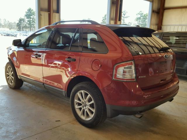 2FMDK36C08BA60235 - 2008 FORD EDGE SE MAROON photo 3