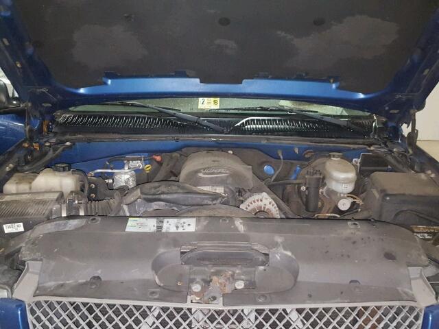 1GCEK19T74E171341 - 2004 CHEVROLET SILVERADO BLUE photo 7