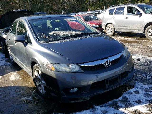 19XFA16639E023592 - 2009 HONDA CIVIC GRAY photo 1