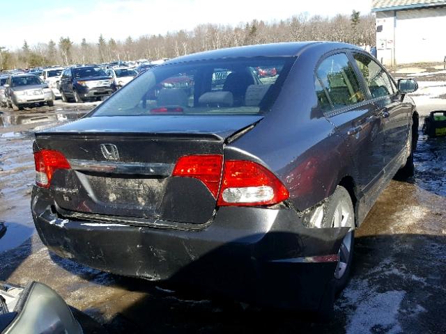 19XFA16639E023592 - 2009 HONDA CIVIC GRAY photo 4