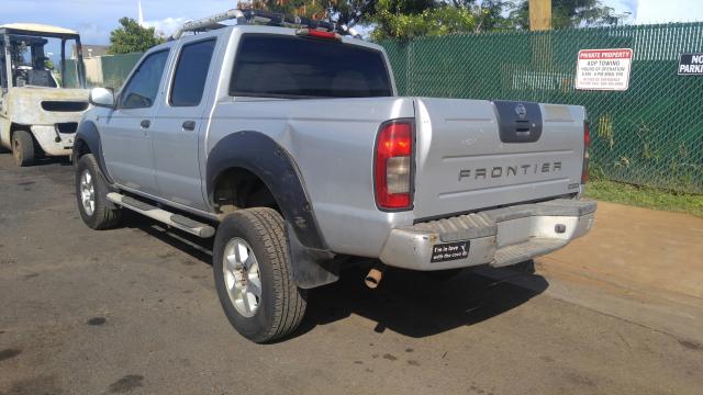 1N6ED27T33C441823 - 2003 NISSAN FRONTIER C SILVER photo 3