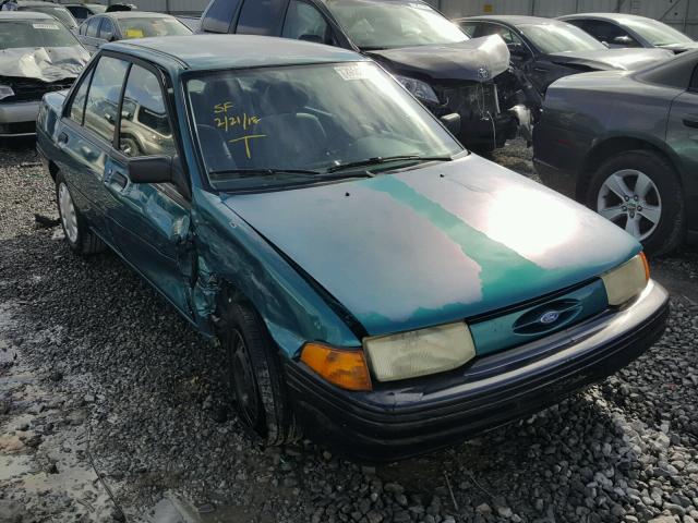 3FAPP13J1PR177919 - 1993 FORD ESCORT LX BLUE photo 1