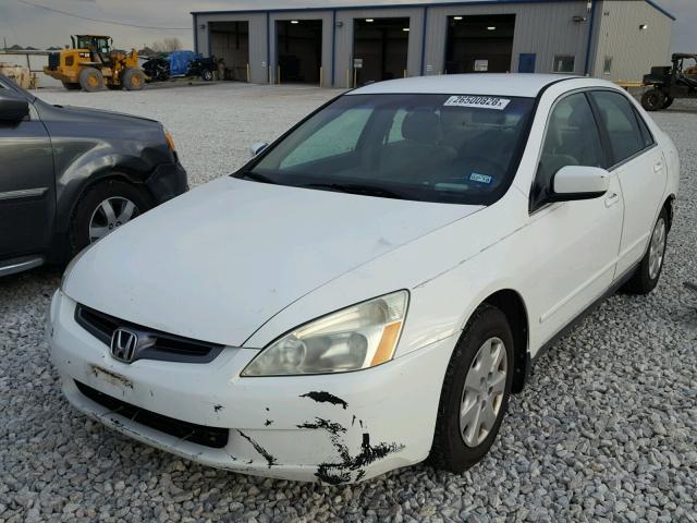 1HGCM56383A063296 - 2003 HONDA ACCORD LX WHITE photo 2