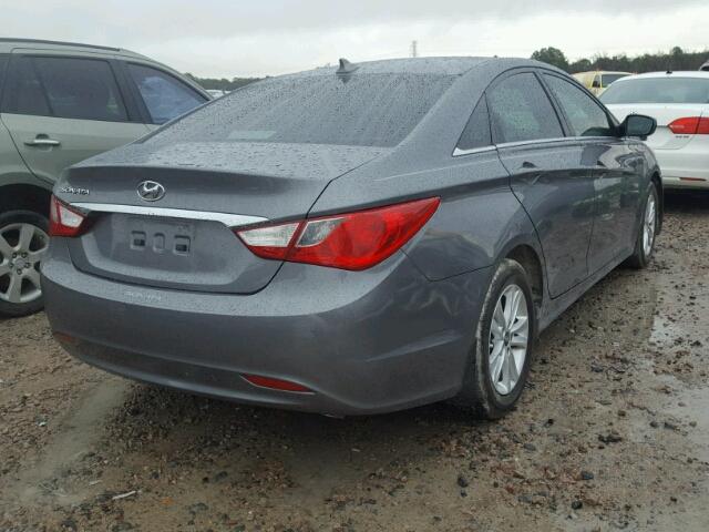 5NPEB4ACXDH693538 - 2013 HYUNDAI SONATA GLS SILVER photo 4