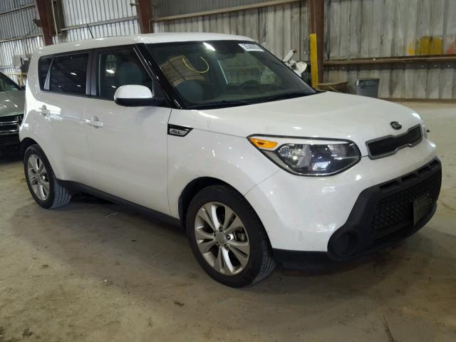 KNDJP3A50F7112602 - 2015 KIA SOUL + WHITE photo 1