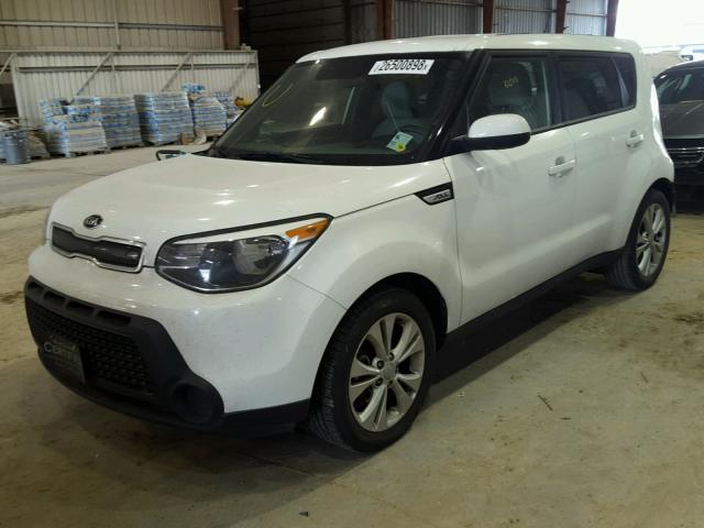 KNDJP3A50F7112602 - 2015 KIA SOUL + WHITE photo 2