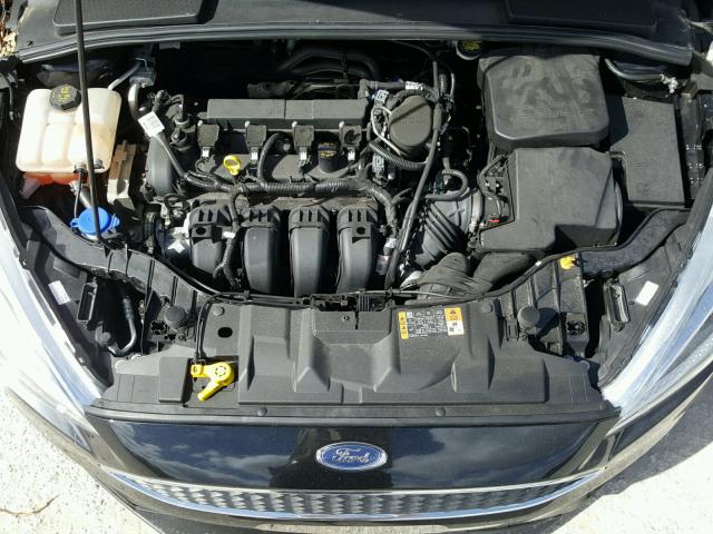 1FADP3F2XGL313806 - 2016 FORD FOCUS SE BLACK photo 7